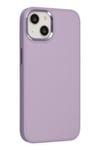 Mey İthalat®  iPhone 14 Plus Kılıf Asya Deri Silikon - Lila