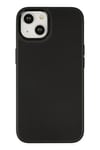 Mey İthalat®  iPhone 14 Plus Kılıf Asya Deri Silikon - Siyah
