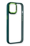 Mey İthalat®  iPhone 14 Plus Kılıf Dora Kapak - Haki Yeşil