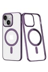 Mey İthalat®  iPhone 14 Plus Kılıf Element Magneticsafe Sert Kapak - Mor