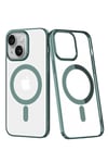 Mey İthalat®  iPhone 14 Plus Kılıf Element Magneticsafe Sert Kapak - Köknar Yeşili
