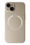Mey İthalat®  iPhone 14 Plus Kılıf Jack Magneticsafe Lens Silikon - Gold