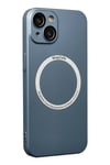 Mey İthalat®  iPhone 14 Plus Kılıf Jack Magneticsafe Lens Silikon - Sierra Blue