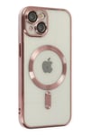 Mey İthalat®  iPhone 14 Plus Kılıf Kross Magneticsafe Kapak - Rose
