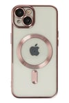 Mey İthalat®  iPhone 14 Plus Kılıf Kross Magneticsafe Kapak - Rose