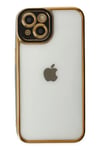 Mey İthalat®  iPhone 14 Plus Kılıf Liva Lens Silikon - Siyah