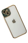 Mey İthalat®  iPhone 14 Plus Kılıf Liva Lens Silikon - Yeşil