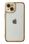 Mey İthalat®  iPhone 14 Plus Kılıf Liva Lens Silikon - Beyaz