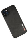 Mey İthalat®  iPhone 14 Plus Kılıf Loop Deri Silikon - Siyah