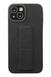 Mey İthalat®  iPhone 14 Plus Kılıf Mega Standlı Silikon - Siyah