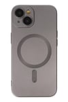 Mey İthalat®  iPhone 14 Plus Kılıf Moshi Lens Magneticsafe Silikon - Füme