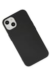Mey İthalat®  iPhone 14 Plus Kılıf Nano içi Kadife Silikon - Siyah