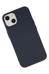 Mey İthalat®  iPhone 14 Plus Kılıf Nano içi Kadife Silikon - Lacivert