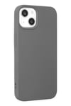 Mey İthalat®  iPhone 14 Plus Kılıf Nano içi Kadife Silikon - Gri