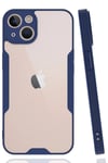 Mey İthalat®  iPhone 14 Plus Kılıf Platin Silikon - Lacivert