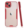 Mey İthalat®  iPhone 14 Plus Kılıf Platin Silikon - Kırmızı