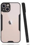 Mey İthalat®  iPhone 14 Plus Kılıf Platin Silikon - Siyah
