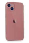 Mey İthalat®  iPhone 14 Plus Kılıf PP Ultra İnce Kapak - Pembe