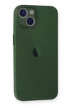 Mey İthalat®  iPhone 14 Plus Kılıf PP Ultra İnce Kapak - Yeşil
