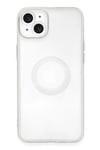 Mey İthalat®  iPhone 14 Plus Kılıf Santa Lens Silikon - Şeffaf