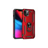 Mey İthalat®  iPhone 14 Plus Kılıf Sofya Yüzüklü Silikon Kapak - Kırmızı