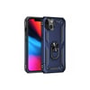 Mey İthalat®  iPhone 14 Plus Kılıf Sofya Yüzüklü Silikon Kapak - Lacivert