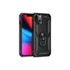 Mey İthalat®  iPhone 14 Plus Kılıf Sofya Yüzüklü Silikon Kapak - Siyah