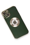 Mey İthalat®  iPhone 14 Plus Kılıf Store Silikon - Yeşil