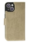 Mey İthalat®  iPhone 14 Plus Kılıf Trend S Plus Kapaklı Kılıf - Gold