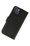 Mey İthalat®  iPhone 14 Plus Kılıf Trend S Plus Kapaklı Kılıf - Siyah