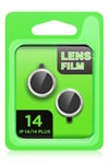 Mey İthalat®  iPhone 14 Plus Raze Metal Kamera Lens - Gümüş