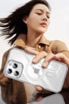 Mey İthalat®  iPhone 14 Pro Drop Magsafe Kapak - Titan Gri