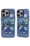 Mey İthalat®  iPhone 14 Pro Kılıf  Desenli Kapak -  Mavi - 1