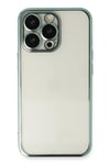 Mey İthalat®  iPhone 14 Pro Kılıf  Lensli Silikon - Yeşil