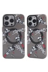 Mey İthalat®  iPhone 14 Pro Kılıf Apollo Magneticsafe Desenli Kapak - Apollo Siyah - 3