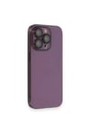 Mey İthalat®  iPhone 14 Pro Kılıf Armada Lensli Kapak - Derin Mor