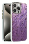 Mey İthalat®  iPhone 14 Pro Kılıf Blade Aynalı Desenli Kapak - Desen 2