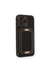 Mey İthalat®  iPhone 14 Pro Kılıf Coco Elit Kapak - Siyah