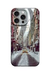Mey İthalat®  iPhone 14 Pro Kılıf Crew Desenli Kapak - Galata Kulesi