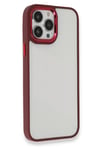Mey İthalat®  iPhone 14 Pro Kılıf Dora Kapak - Kırmızı