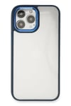 Mey İthalat®  iPhone 14 Pro Kılıf Dora Kapak - Mavi