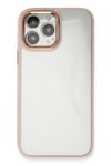 Mey İthalat®  iPhone 14 Pro Kılıf Dora Kapak - Pudra