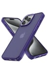 Mey İthalat®  iPhone 14 Pro Kılıf Elegant Kapak - Derin Mor
