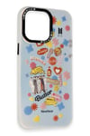 Mey İthalat®  iPhone 14 Pro Kılıf Estoril Desenli Kapak - Estoril - 16