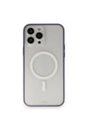 Mey İthalat®  iPhone 14 Pro Kılıf Grand Magneticsafe Kapak - Mor