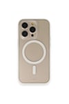 Mey İthalat®  iPhone 14 Pro Kılıf Grand Magneticsafe Kapak - Beyaz