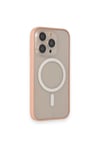Mey İthalat®  iPhone 14 Pro Kılıf Grand Magneticsafe Kapak - Pembe