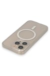Mey İthalat®  iPhone 14 Pro Kılıf Grand Magneticsafe Kapak - Şeffaf