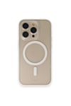 Mey İthalat®  iPhone 14 Pro Kılıf Grand Magneticsafe Kapak - Beyaz