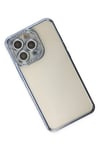 Mey İthalat®  iPhone 14 Pro Kılıf Joke Taşlı Silikon - Mavi